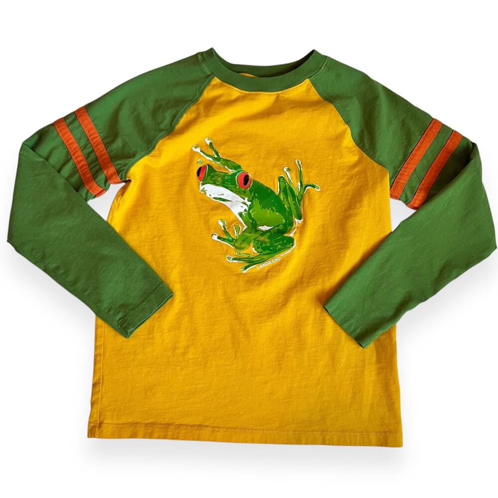 Lands End Frog Raglan Tee